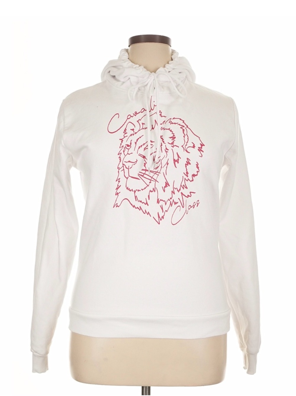 Cavalli Class Embroidered Lion Hoodie XL